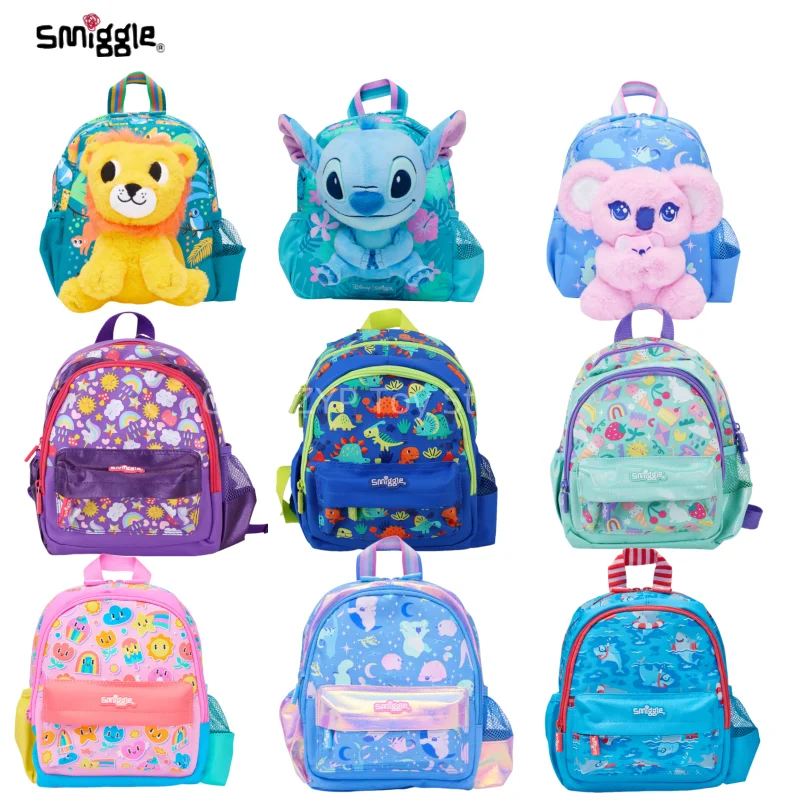 

Multiple New Australian Smilgle Backpack 26cm Mini Size Backpacks Children Cartoon Backpacks Kindergarten Bag Boys Girls Gifts