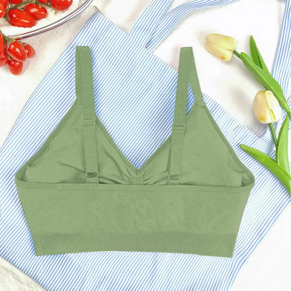 Women Soft Bra Wireless Sports Bra for Women Padded Workout Bralette Comfortable No Underwire Yoga Push-up Bra Comfortable