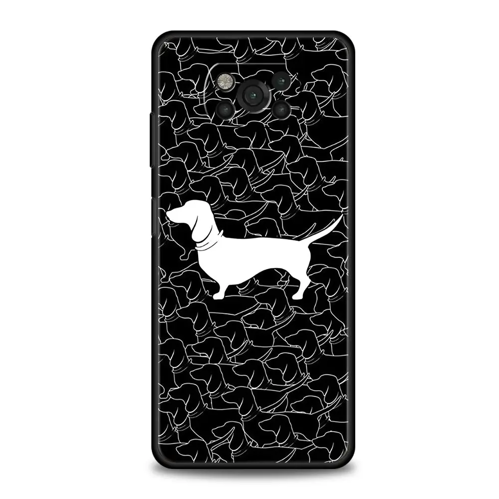 Dachshund Sausage Dog Phone Case For For Xiaomi Poco X6 X5 Pro X4 X3 NFC F5 Pro F4 F3 GT M5 M4 Pro 5G M3 C51 C50 C55 Soft Cover