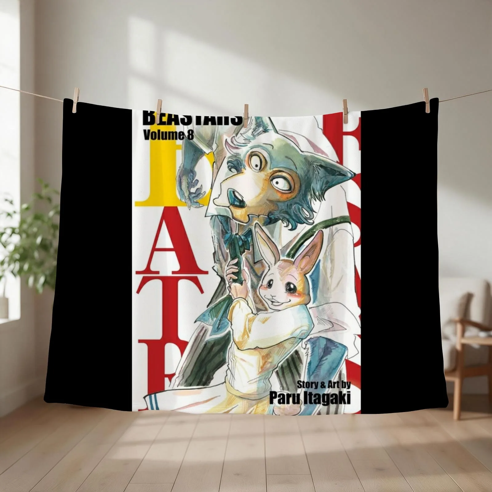 New Beastars Anime Throw Blanket couch cozy soft plush fuzzy picnic outdoor blanket