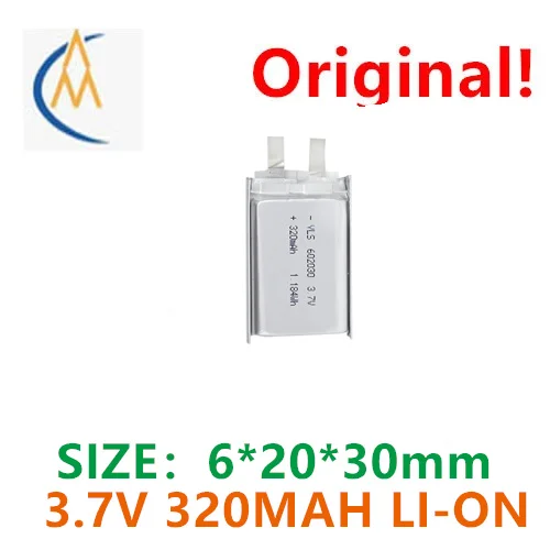 Wholesale A-Product 602030 Lithium Battery 320mAh Bluetooth Earphones Polymer Battery Smart Bracelet Lithium Battery