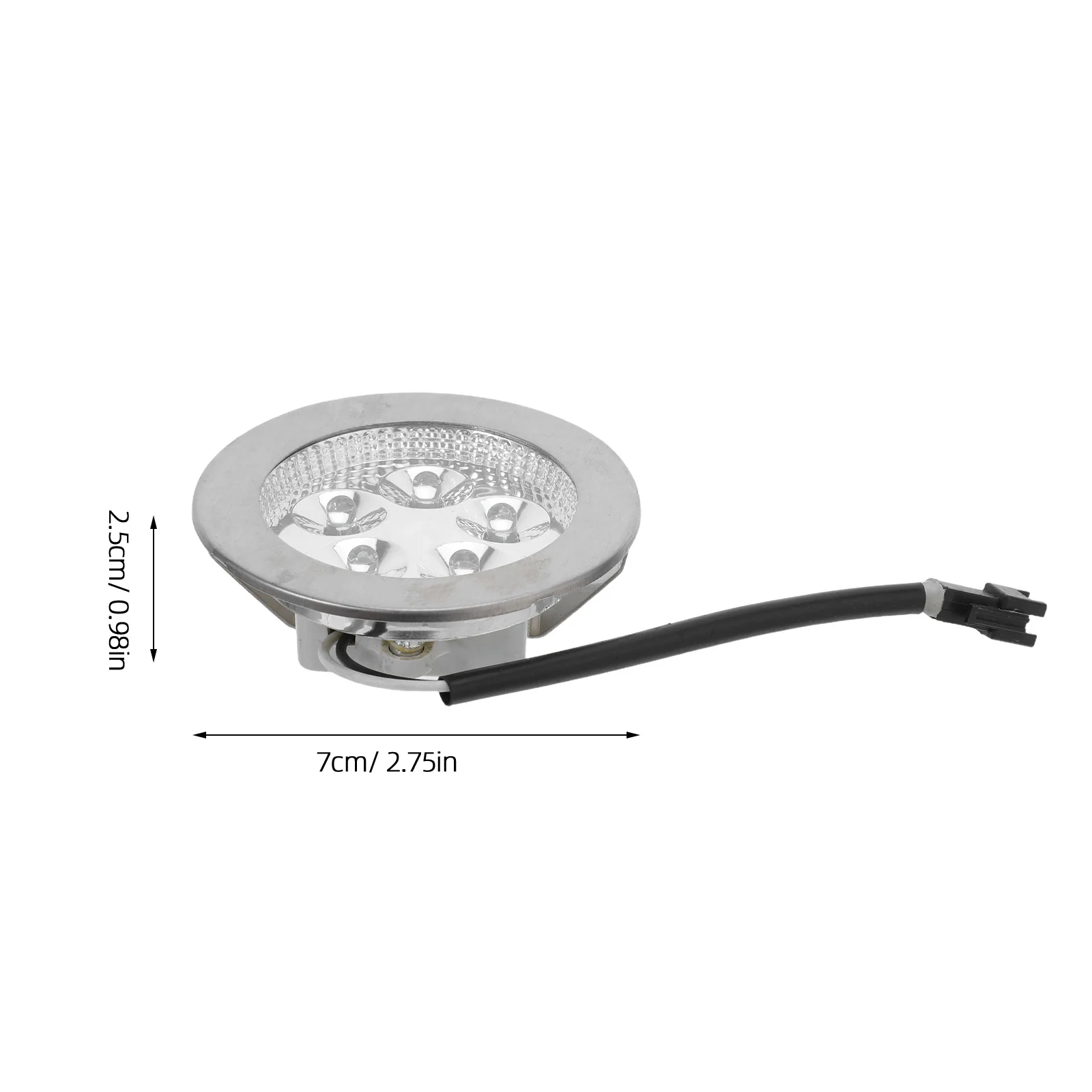 LED غطاء فوق البوتاجاز لإخراج الأدخنة ضوء لمبة استبدال مستديرة مشرق المضادة للزيت المغلفة موقد تنفيس مصباح للمطبخ الطبخ منطقة الإضاءة #2