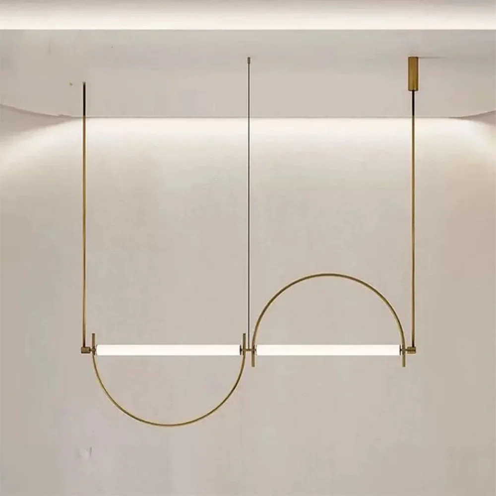 

Modern Minimalist Design Suspended LED Pendant light for Living Room Office Bedroom Interior Corridor Villa and indoor lighting