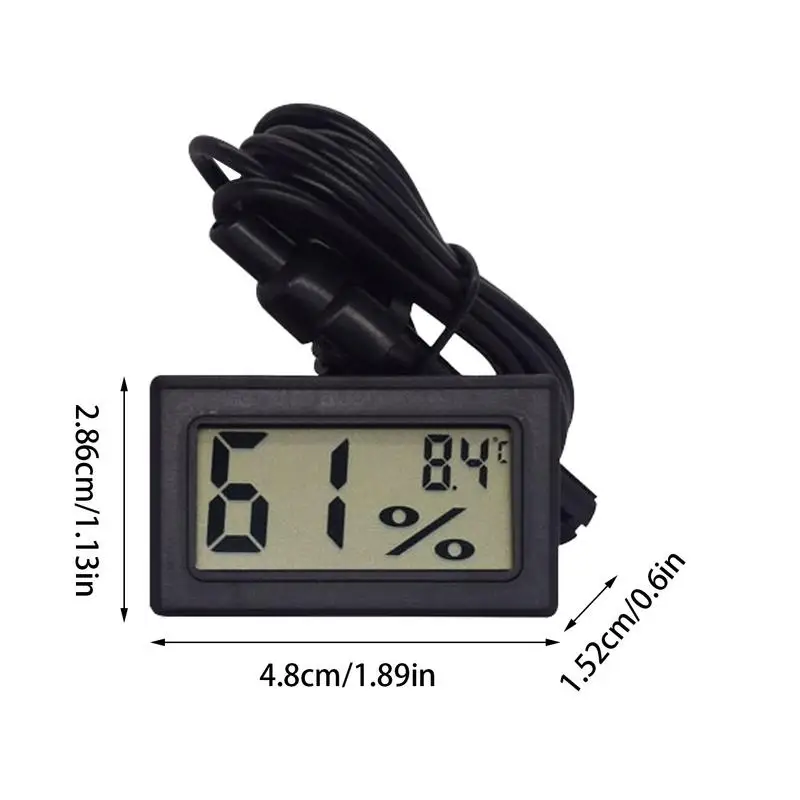 Digital Hygrometer Gauge Digital Hygrometer Humidity Meter Convenient For Aquaculture Instrument Workshop