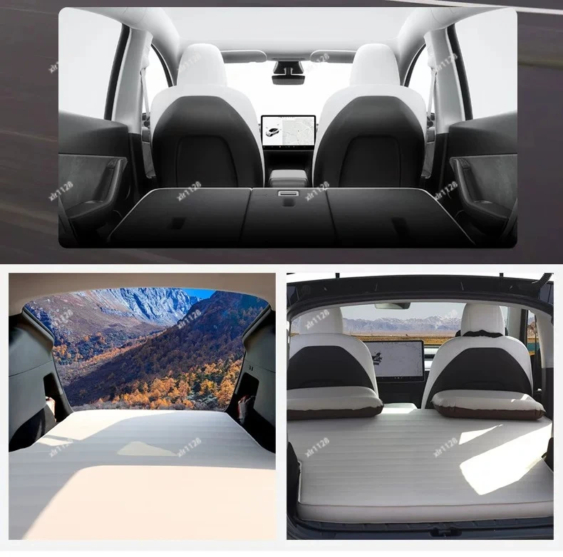 Portable SUV Trunk Sleeping Pad Automatic Inflatable Sponge Mattress For Car Travel Camping