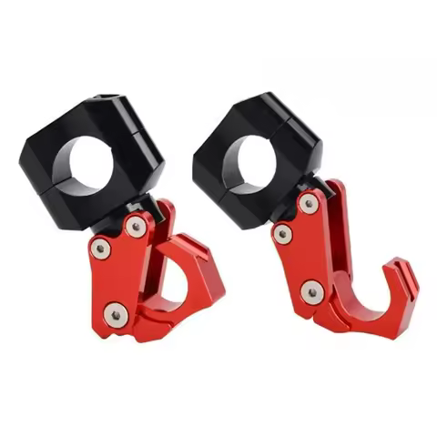 Motorcycle Foldable Helmet Hook 22MM-28MM Scooter E-bike Off Load For HONDA KAWASAKI YAMAHA QJMOTO Aprilia KYMCO HAOJUE SYM