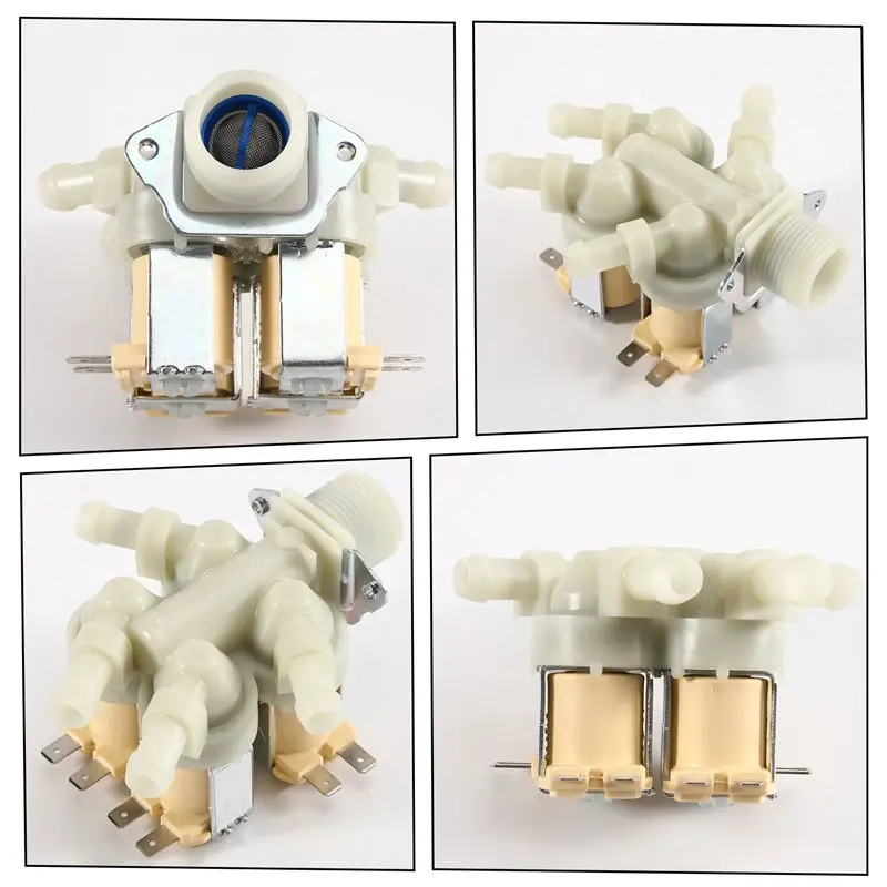 NEW HOT In Stock-For Washing Machines Compatible Electric Water Inlet Solenoid Valve DC62-00214Q DC62-00214N DC62-00214M