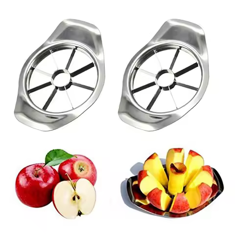 Stainless Steel Apple Cutter Slicer Apples Cutter Corer Vegetable Fruit Slicer Kitchen Gadget Accessories Easy to Apple Slicer