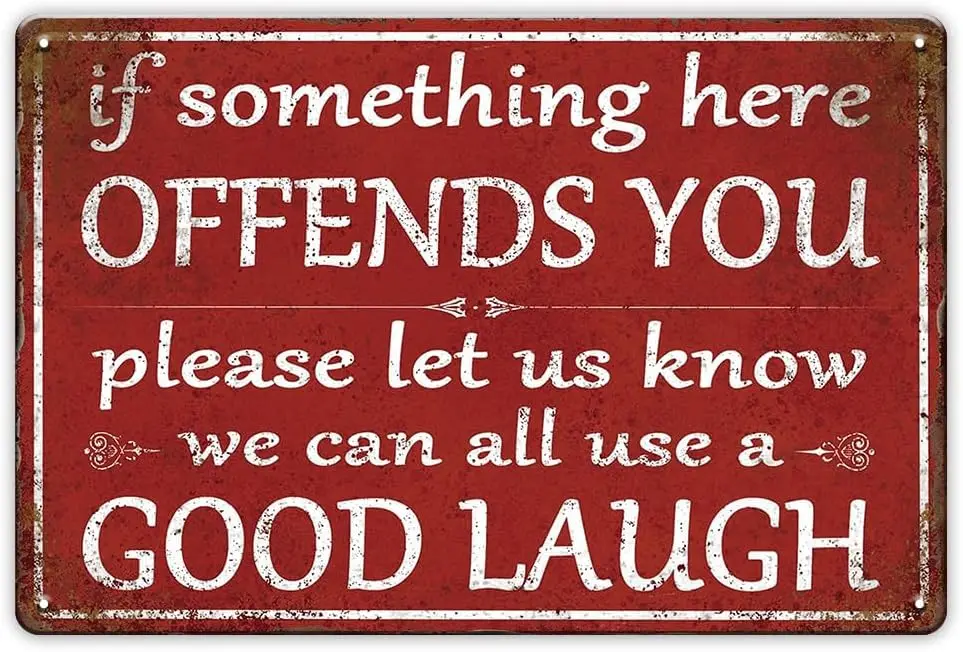 YOYI ART Funny Man Cave Garage Signs for Men - Humor Vintage Metal Tin Signs, Bar Signs for Home Bar, Basement, Bedroom Wall Dec