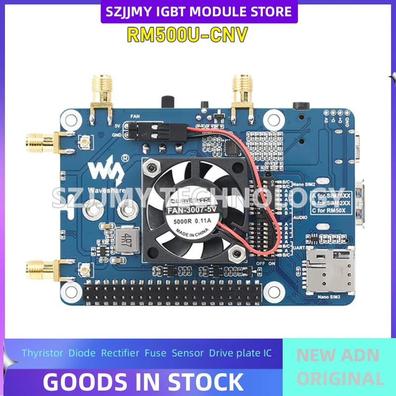 Raspberry Pi 5G Communication Module RM500U Expansion Board IoT Domestic/Global Communication Optional