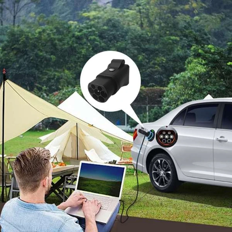 Super Sale Type2 V2L Portable Discharger EV Conversion Type N Socket Electric Vehicle Discharge with Switch BR Plug
