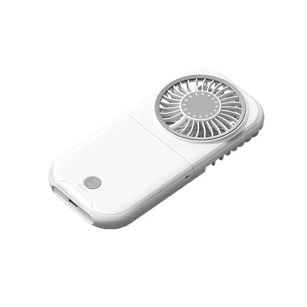 [A99U] X30 USB Small Fan Outdoor Portable Handheld Fan Ultra-Quiet Slim Folding Mini Desktop Fan White