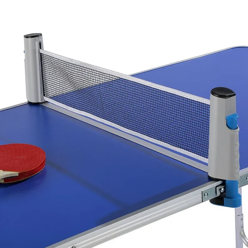 Factory Wholesale Indoor Mini Table Tennis Table Foldable Storage Set for Kids Household Table Tennis Equipment