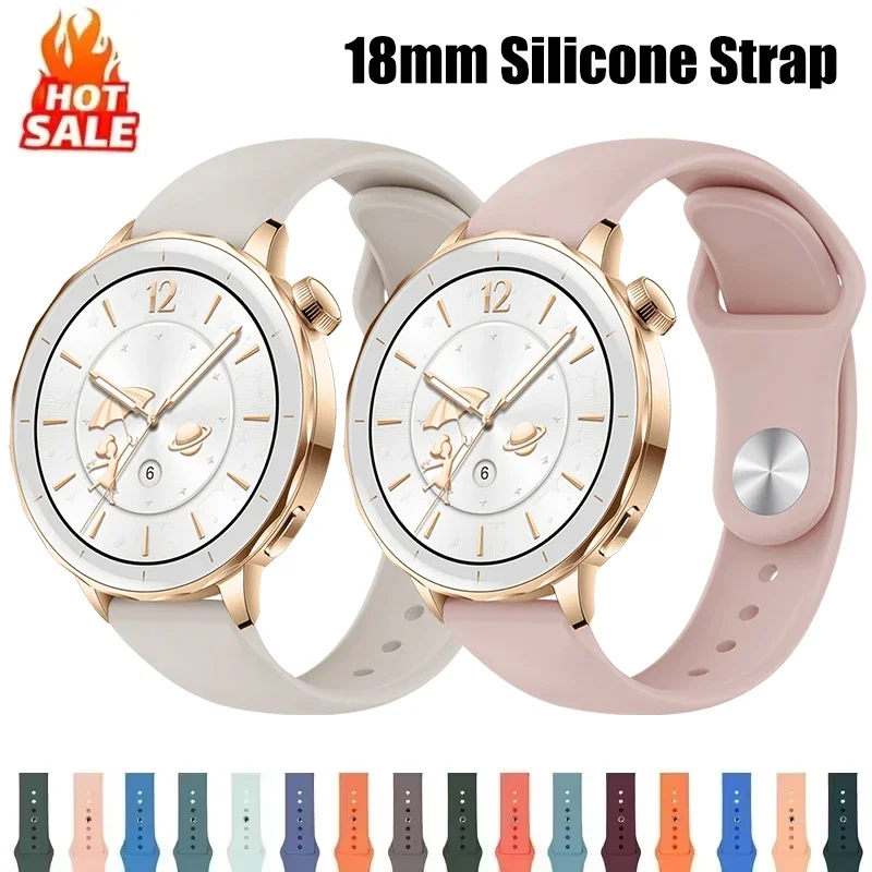 Silicone 18Mm Watch… - image
