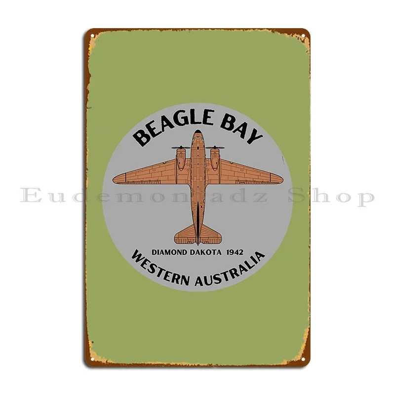 Beagle Bay Ii Metal Plaque Poster Wall Cave Designs Garage Decoration Decoration Cinema Tin Sign Poster