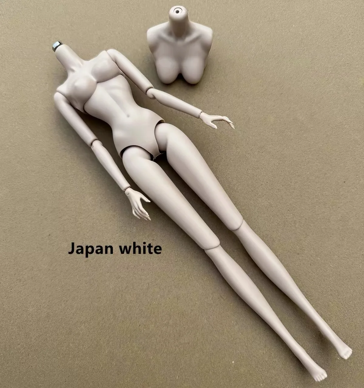 New 1/6 LULY Supermodel Doll Body 18 Skin Tone High Quality Replacement Big Boob Ultra-Black Body Part Removable For Babi/IT FR