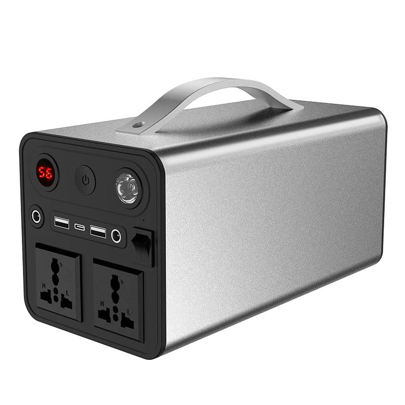 Solar Generator Portable Solar Power Stations 110V 220V Power Inverter 300W Energy Storage Supply for Outdoors Camping Tent