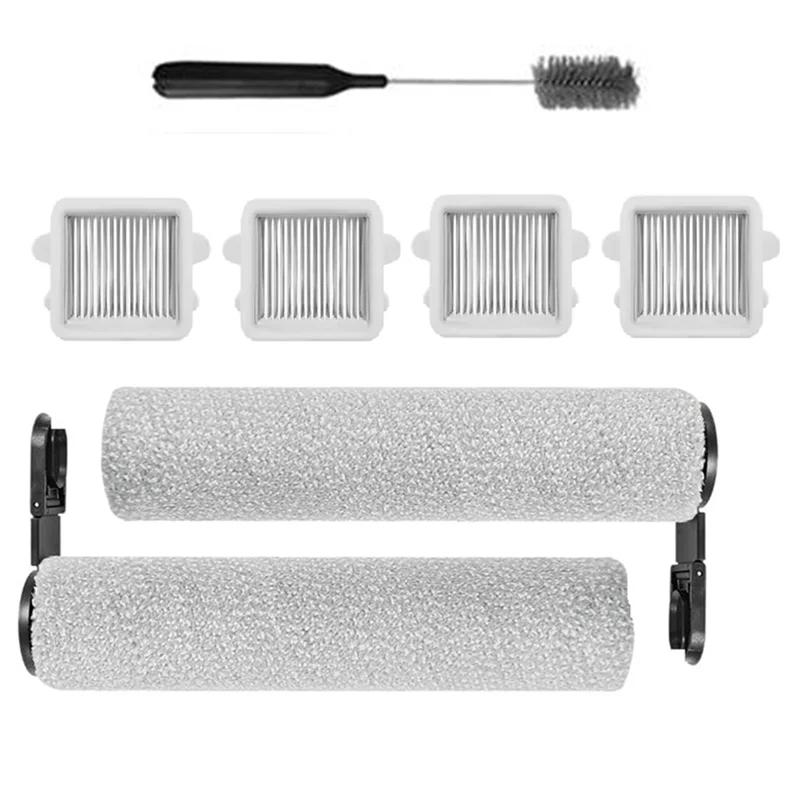 A24P para Roborock F25 / F25 ACE Acessórios para aspirador de pó 2X escova de rolo e 4X filtros Hepa