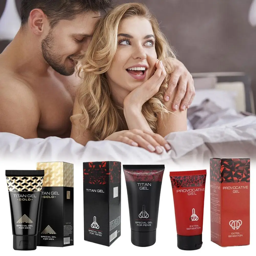 50 مللي مرهم تدليك ذكر تيتان قابل للذوبان في الماء للاستخدام الخارجي ترطيب طويل الأمد