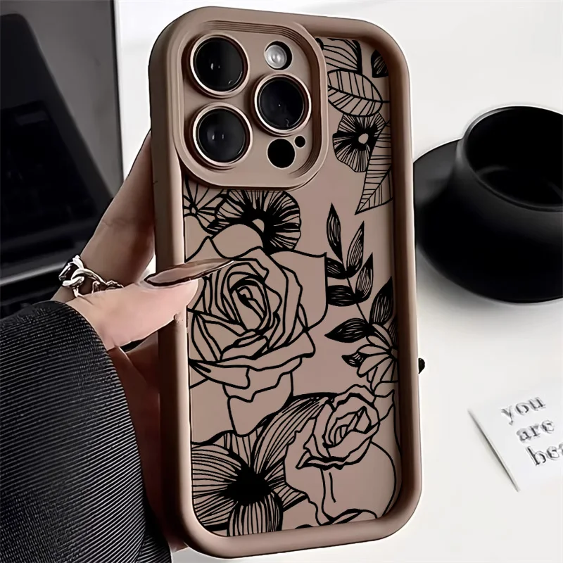 Aesthetic Flowers Case For Infinix Smart 8 7 6 5 Case Tecno Spark 20 Pro Plus 10 20C 10C 8C 9 Go 2024 2023 2021 2022 Cases Cover