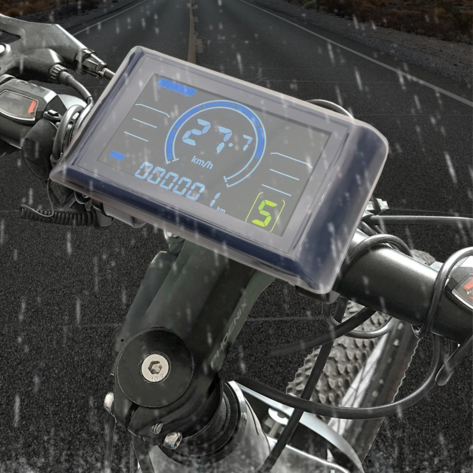 SW900 Dustproof Protective Cover Wear Resist Display Panel Rainproof Protector Anti-Scratch for Electric Bicycles Accessories