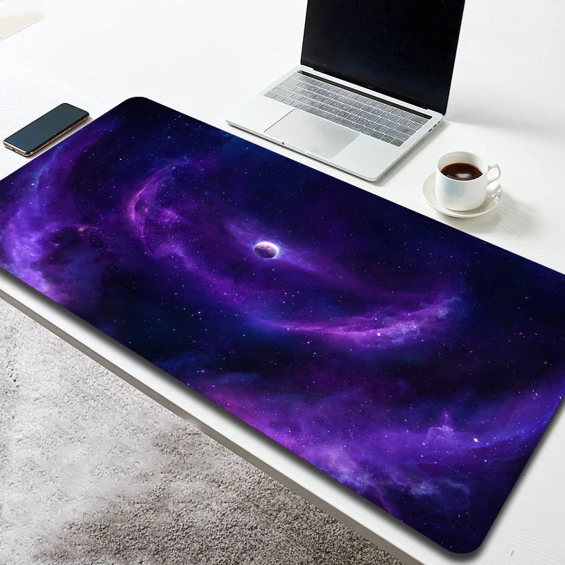 Stars 40x90 Large Size Mouse Pad XXL Gamer Computer Keyboard Non-slip Waterproof Space Art Mousepad Gaming Accessories Carpet