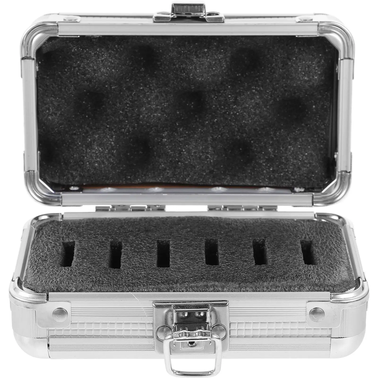 

Telescope Storage Box Aluminum Case Small Foam Eyepieces Holder Protective Container Lens Filter Case Camera Filter Box