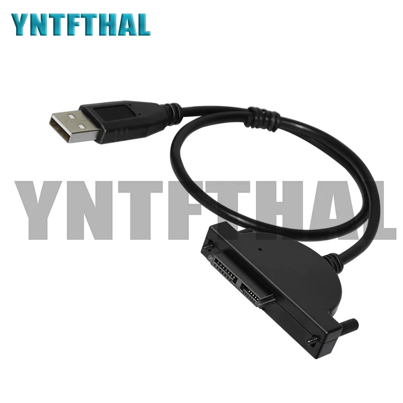 NEW USB 2.0 to II 7+6 13Pin  CD/DVD ROM Slimline  Converter Cable