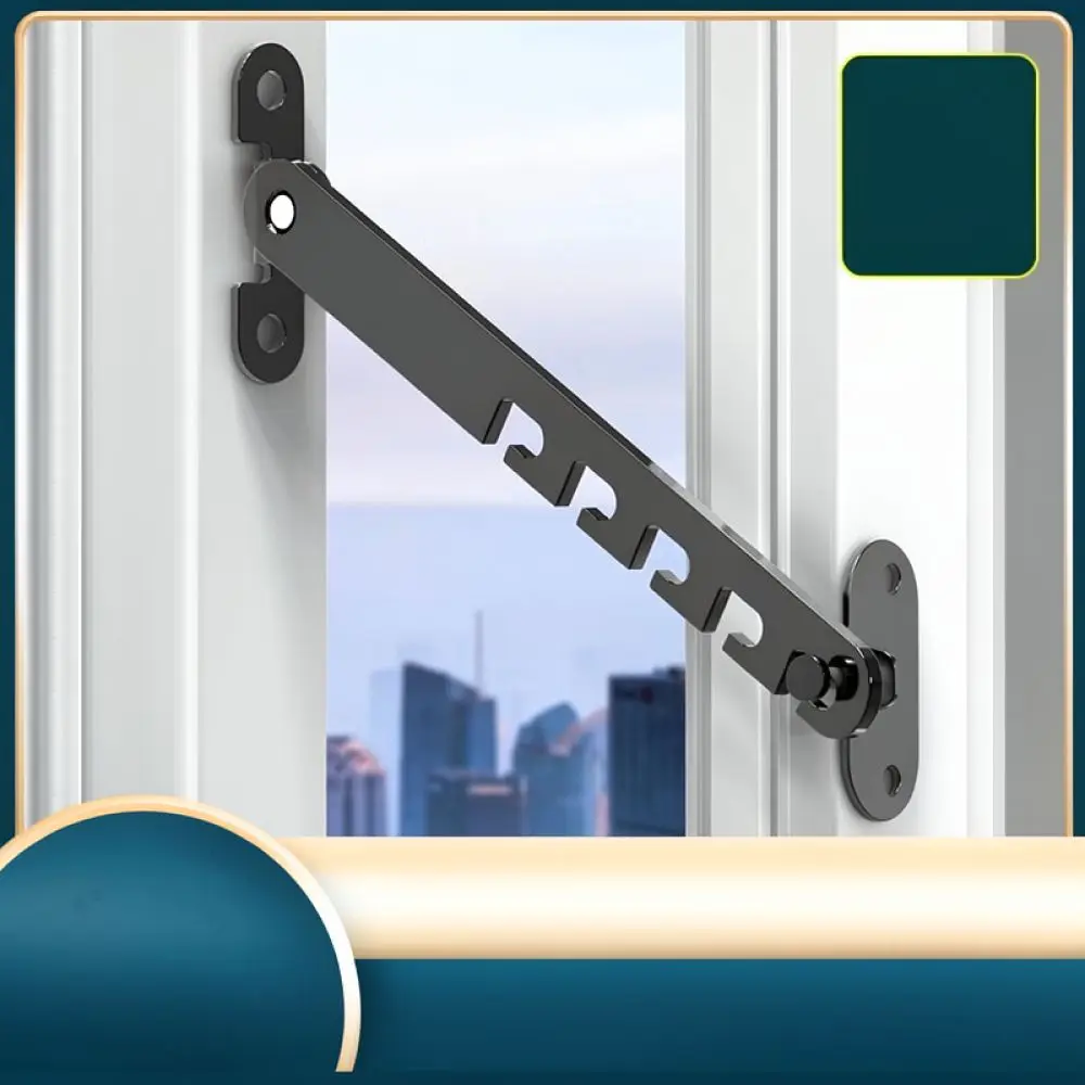 Child Safety Window Restrictor Adjustable Sash Lock Stopper For Sliding Aluminum Steel Door Protection Hardware