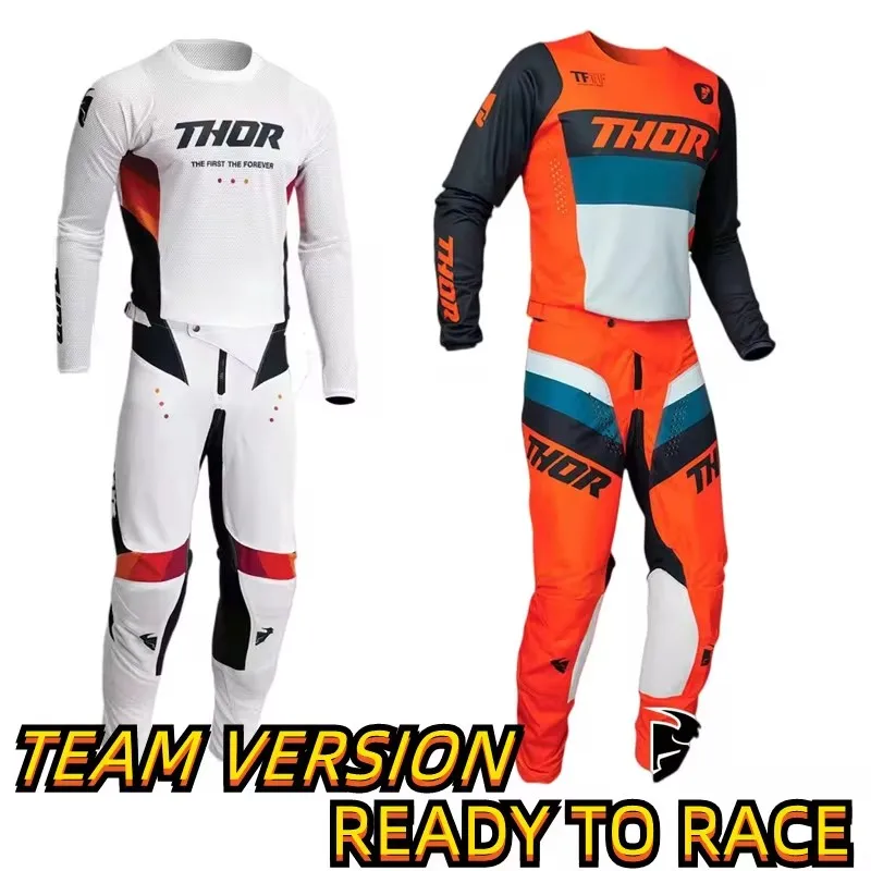 NEW Cycling Cooper Web Team Version Motocross Gear Set MTB BMX Dirt Bike Off Road MX Jersey Set Motorcycle Racing Jersey Pants