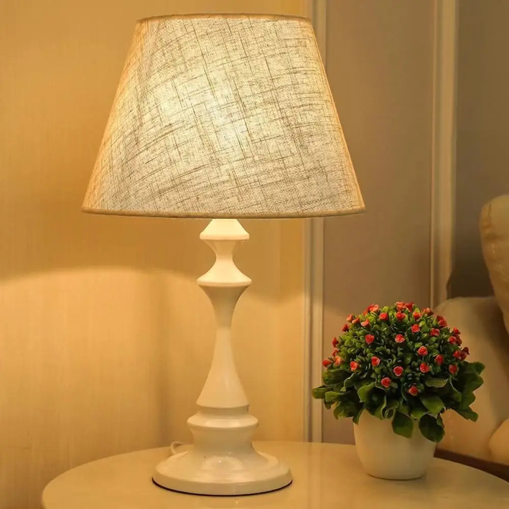 American Retro Desk Lamp LED Bedside Light Vintage Reading Table Lamp Dimmable Night Lighting Warm Atmosphere Study Office view 5