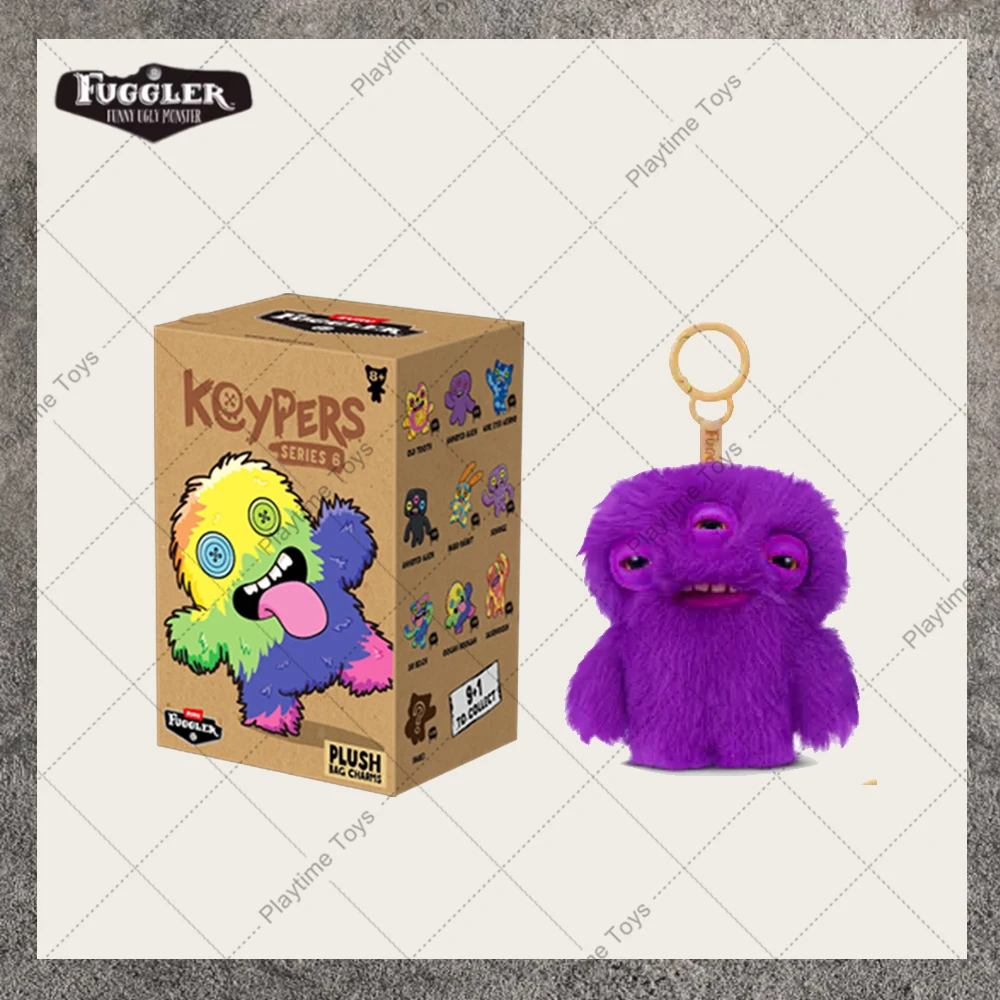 FUGG KEYPER Stofftier, neue Blindbox, Serie 6, Fuggler Monster, Original-Plüschtiere, flauschiger Rucksack, hängende Puppe, Geburtstagsgeschenk