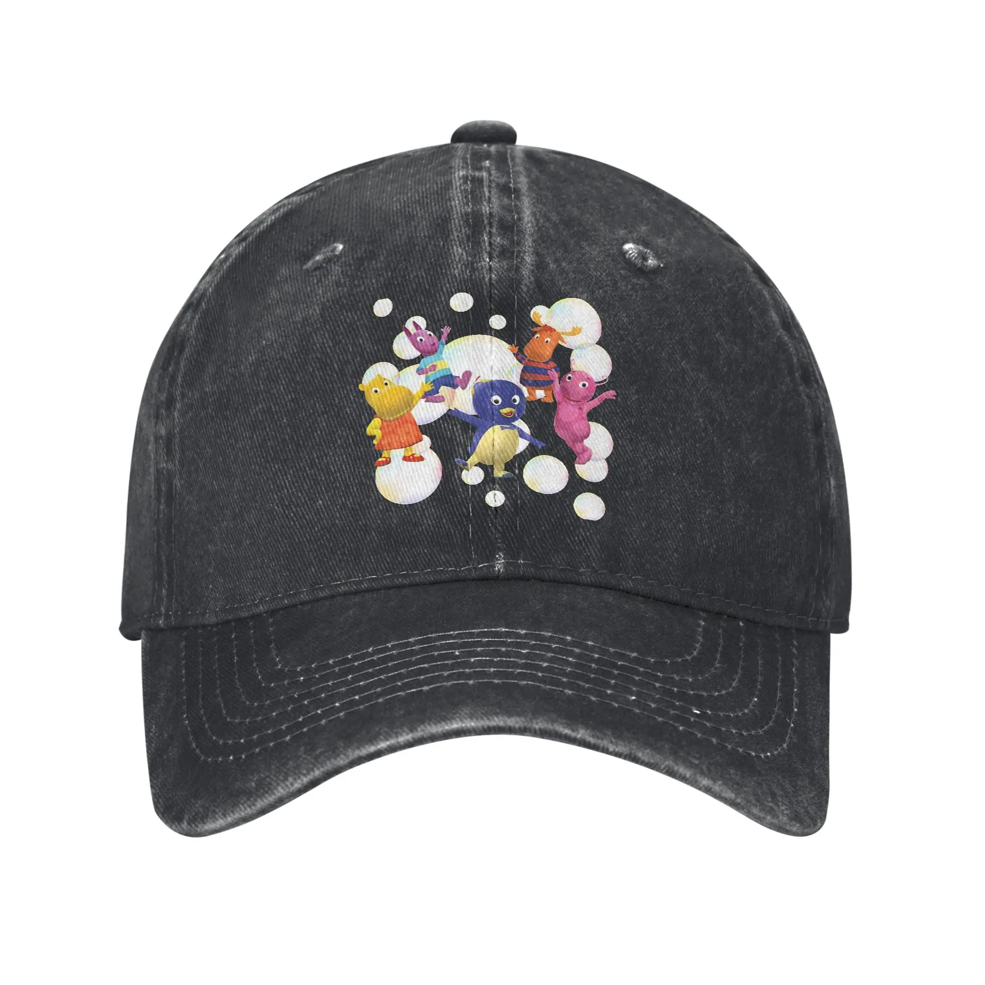 Pablo Backyardigans Printed Caps Men Women Cotton  Trucker Hat Lerisure Headwear Baseball Cap Adjustable