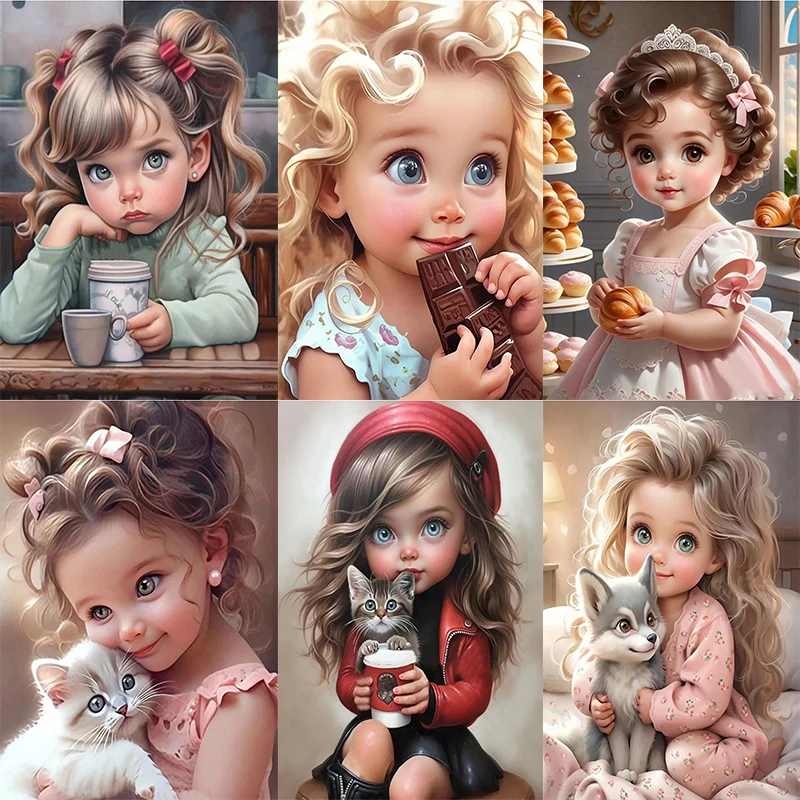 

5D New Series 2024 New Diamond Embroidery Lycra Mosaic Art Anime Kit Landscape Hanging Painting Cross Embroidery Gift