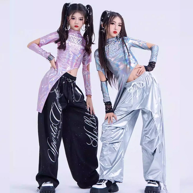 

Костюмы в стиле хип-хоп для взрослых, костюм для джазового танца, современная танцевальная одежда, женская одежда для болельщиков, одежда для выступлений на сцене для девочек, XH3446