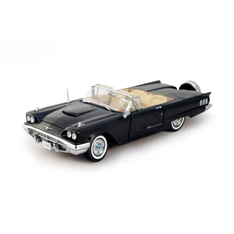 

1:18 Scale Thunderbird 1960 Classic Muscle Vintage Car Model Metal Convertible DieCast Alloy Toy Vehicle Collection Display Fans