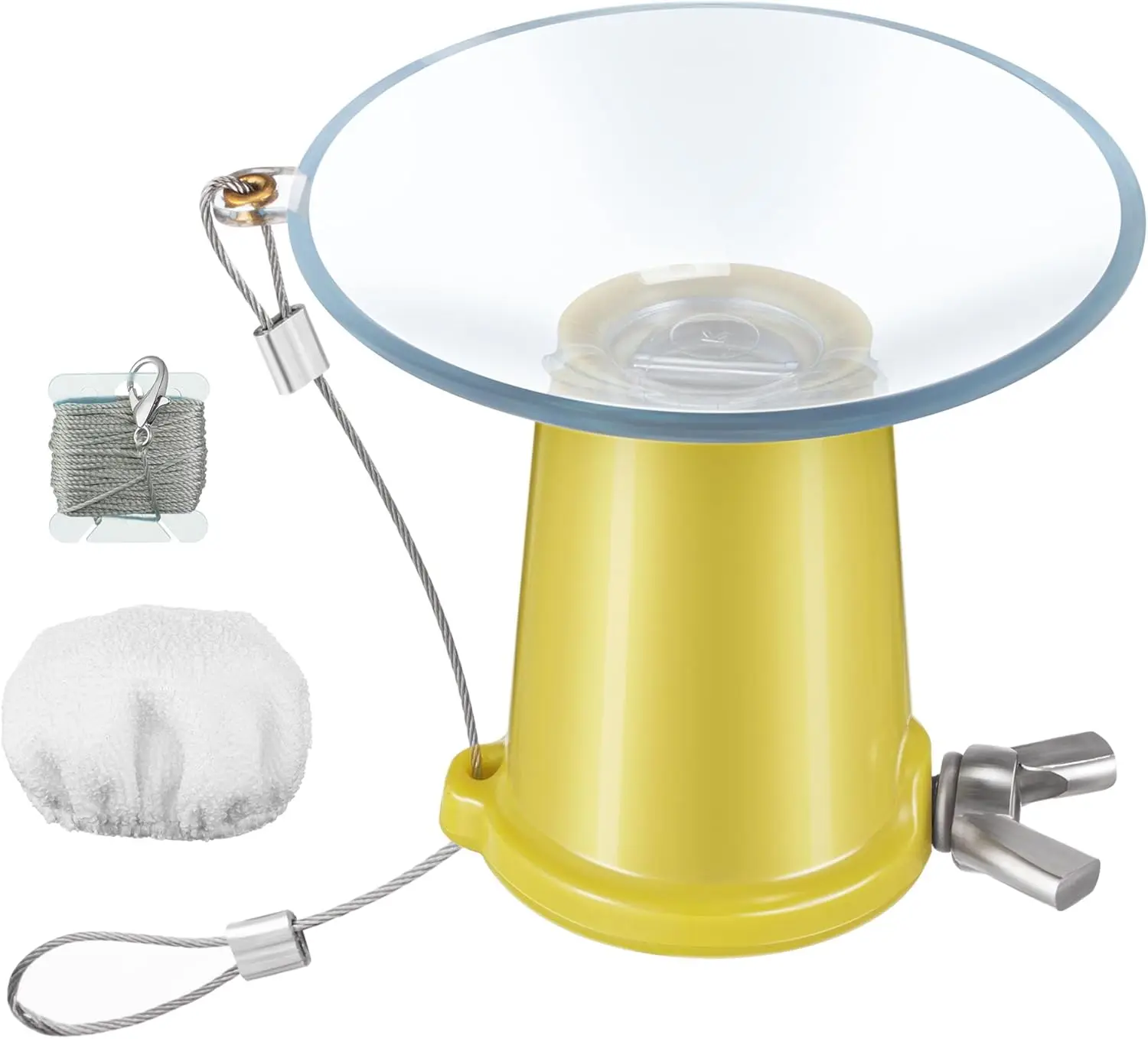 

Light Bulb Changer for High Ceilings and Recessed Lights, Suction Cup Light Bulb Changer Compatible with DocaPole and Oth