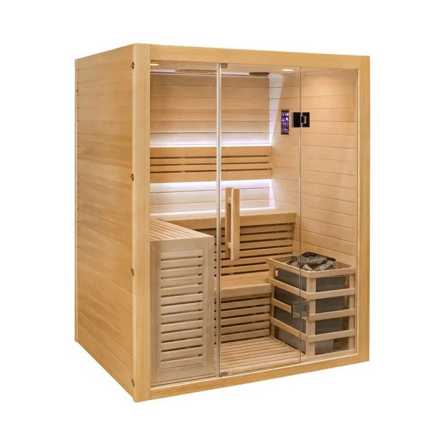 FOODLINE Sauna Canadian Hemlock Sauna Cabin For Beauty Salon Commercial Relax Far Infrared Sauna Room