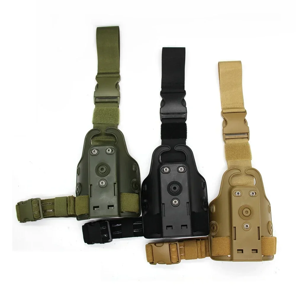 

Платформа кобуры с регулируемым одним ремешком и надежной посадкой и легким дизайном — прочный черный компактный держатель