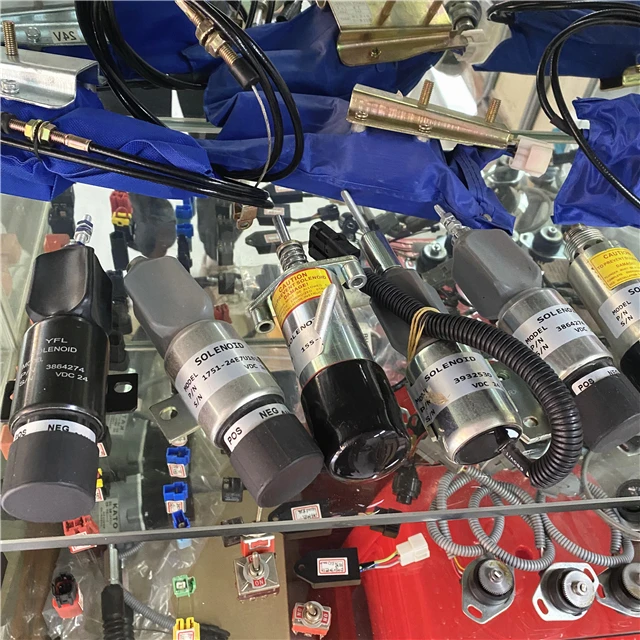 

EXCAVATOR Parts 11N6-66090 11N666090 Stop Smc Solenoid Valve 24V for R220-9 Solenoid Motor