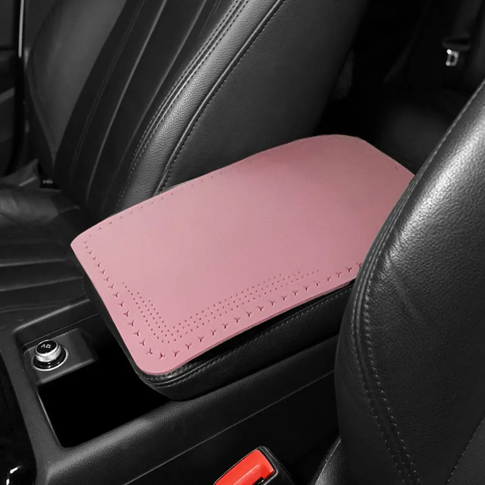 Universal Car Armrest Pad Cover Center Console Box Armrest Box Cover Decor Dust Armrest Protector Mat Car Interior Accessories