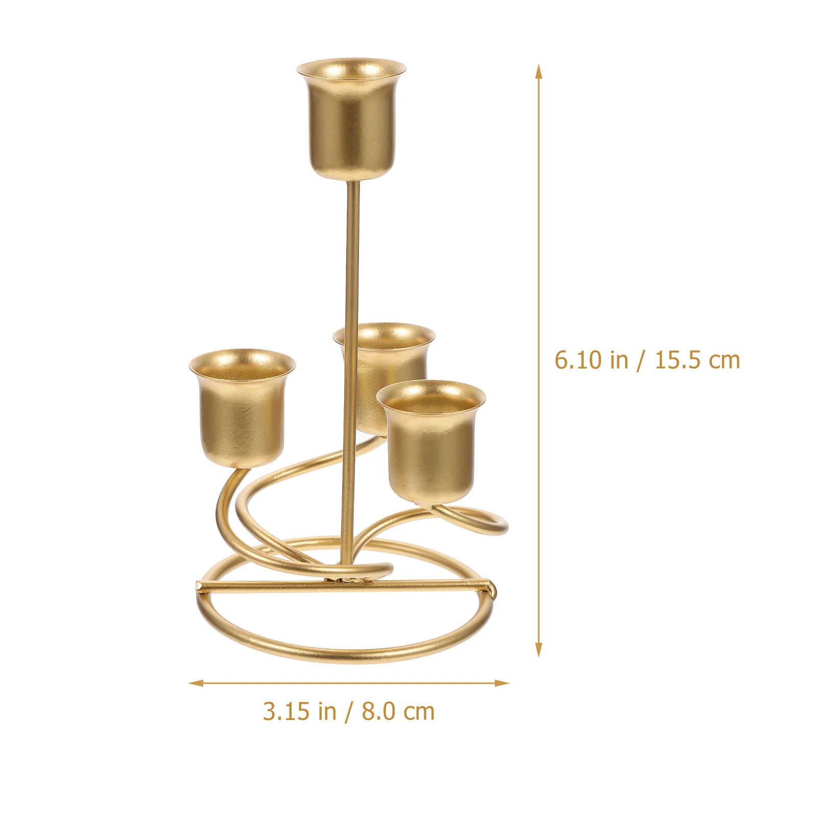 

Rustic Iron Holder Vintage Pedestal Stand Decorative Pillar Candlestick for Wedding Party Home Decoration