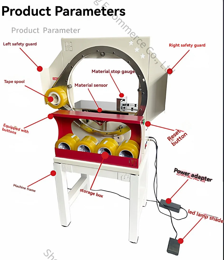 

Автоматическая машина для обмотки лентой и упаковки коробок FX-50, машина для перекрестной запечатки картонных коробок, упаковщик для экспресс-доставки