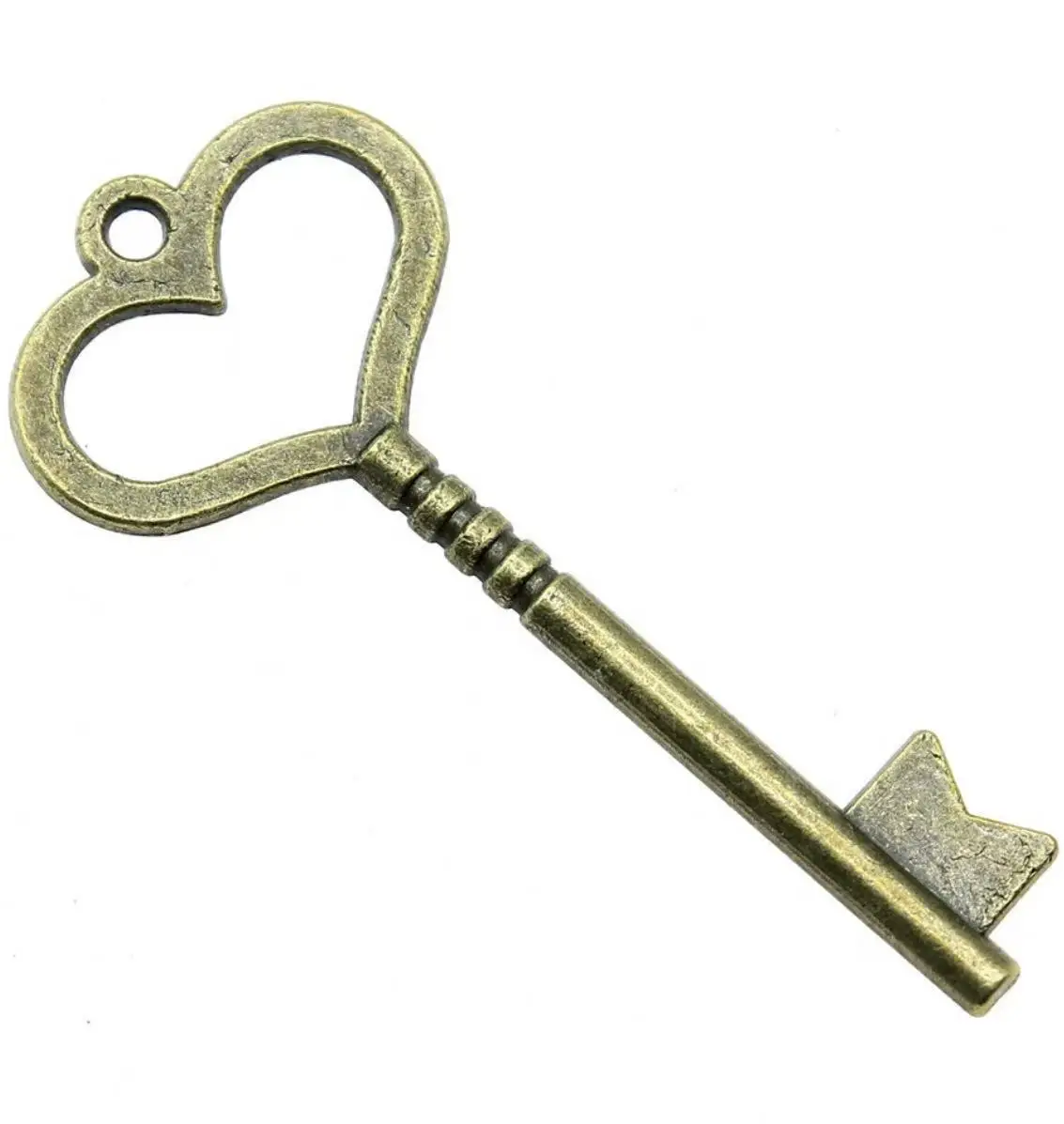 

15pcs 46mm Lovely key shaped pendants for handmade findings Zinc alloy metal HW3693