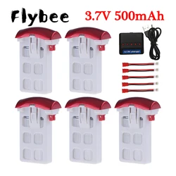 3.7V 500mah Lipo Batteries + 1 To 5 Balance Charger for Syma X5U X5UC X5UW WIFI FPV Rc Quadcopter Drone Spare Parts