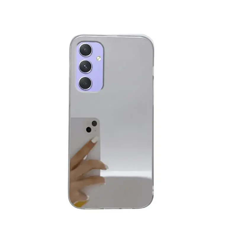 Glossy Luxury Mirror Silicone Soft Case for Samsung A15 A25 A35 A55 A05 A14 A24 A34 A54 A13 A23 A33 A53 A12 A22 A32 A52 Cover