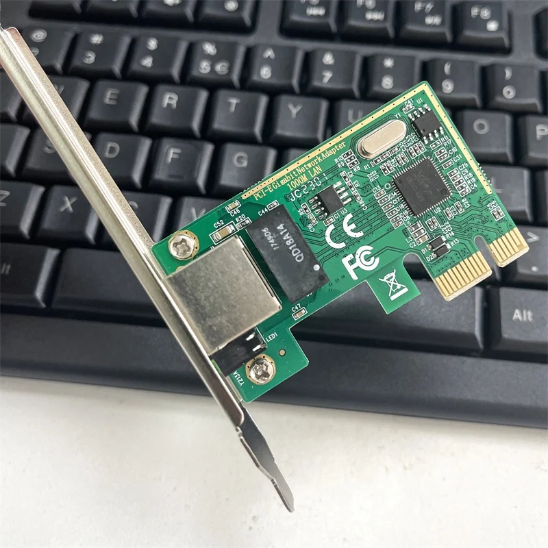 بطاقة شبكة إكسبرس PCI ، محول الشبكة المحلية ، محول ، وحدة تحكم الشبكة ، PCI-e ، RJ45 ، 10 أمتار ، وMm ، 1