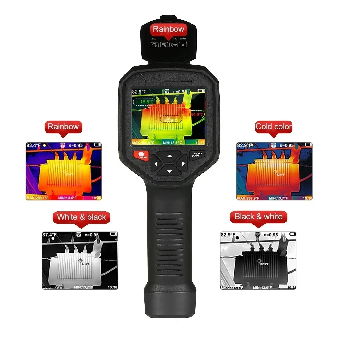 

2025newWiFi, высокая разрешение, точность 256*192, портативные автомобили Android, умные ИК-инфракрасные тепловизионные сканеры, камера для визуализации, камера