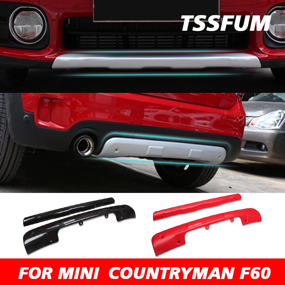 Alloy Car Front Rear Grill Cover Radiator Bar Frame Protective Trim Cover For MINI Coooper F60 Countryman Accessories Decoration