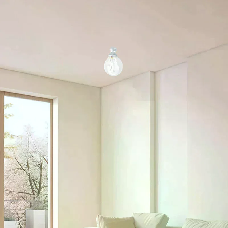 /Cna/White Model Street Light 1:87 Scale Model Miniature Wall Lamp Posts LED Ceiling Lamps Lighting Dollhouse Decoration Warm